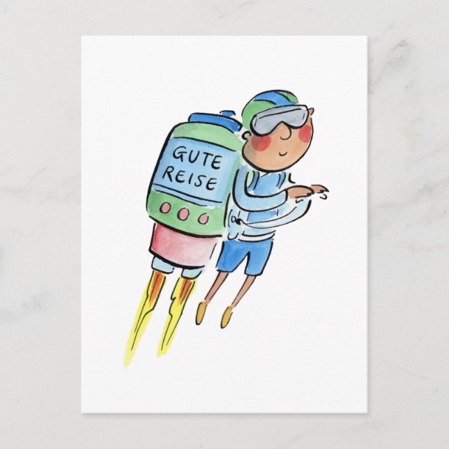 Gute Reise Postcard (Front)