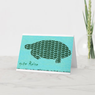 gute Reise Schildkröten Holiday Card