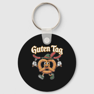 Guten Tag Funny German Pretzel 2025 Graphic Tank T Key Ring