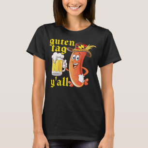 Guten Tag Y'all Oktoberfest Bratwurst Sausage Beer T-Shirt