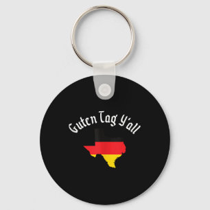 Guten Tag Yall Texas German Heritage Tank Top Key Ring