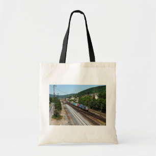 Güterzug in Gemünden am Main Tote Bag