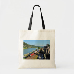 Güterzug in Oberwesel Tote Bag