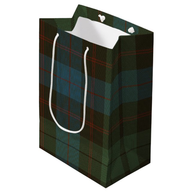 Guthrie Tartan Medium Gift Bag (Front Angled)