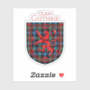Guthrie Tartan Scottish Plaid Lion Rampant