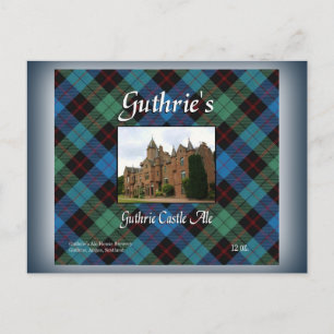 Guthrie's Guthrie Castle Ale Postcard