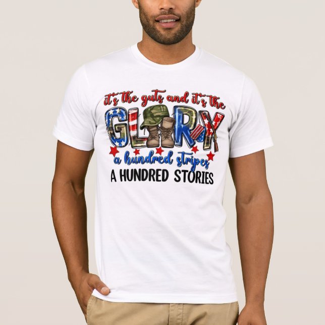 Guts and Glory: A Soldier’s Honour T-Shirt (Front)