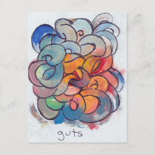 "Guts" Postcard