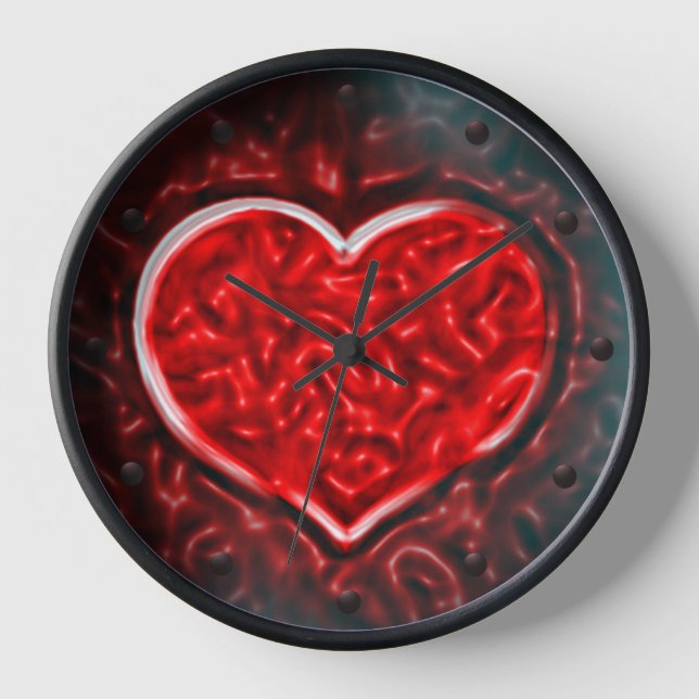 Gutsy Heart Clock (Front)