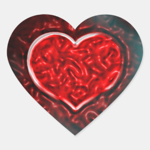 Gutsy Valentine Heart Sticker