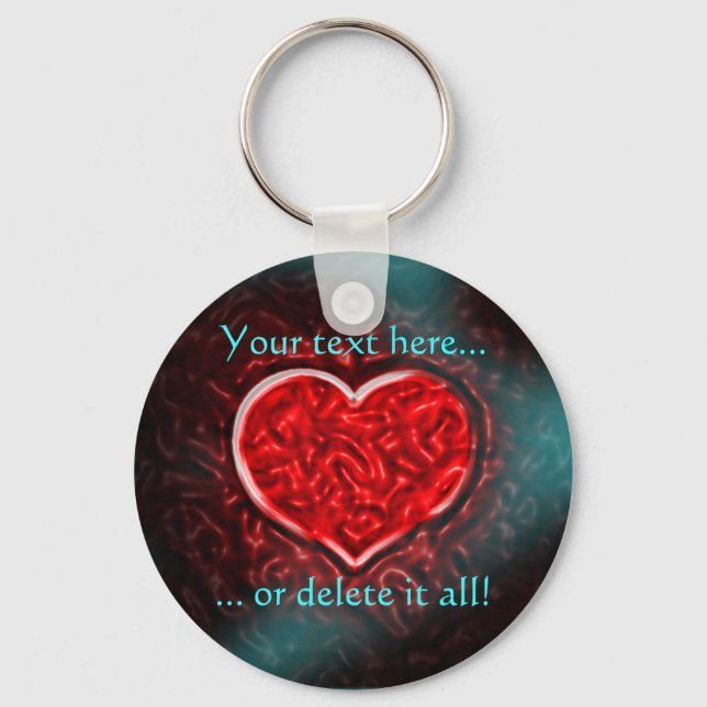 Gutsy Valentine Keychain (Front)