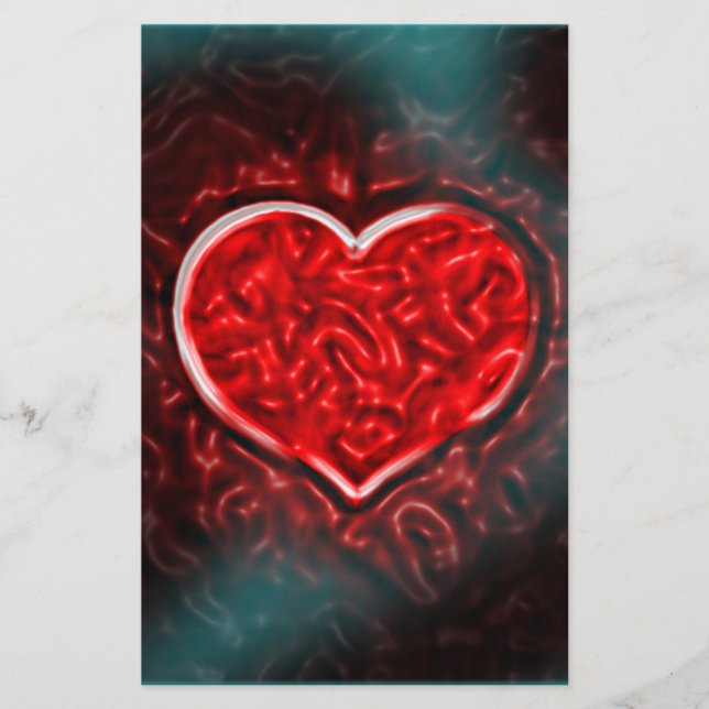 Gutsy Valentine Stationery (Front)