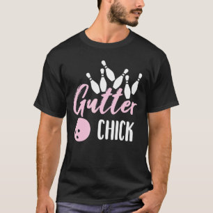 Gutter Chick Bowling Girl Bowler Bowling Shoes T-Shirt