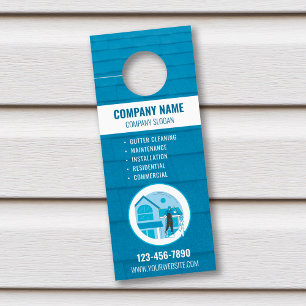 Gutter Cleaning Door Hanger