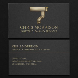 Gutter Cleaning Services Business Card
