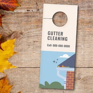 Gutter Cleaning Services Door Hanger