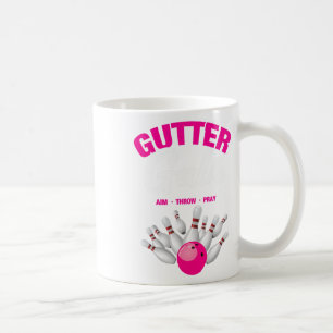 Gutter Gals Funny Bowling Team Name Women Girls Coffee Mug