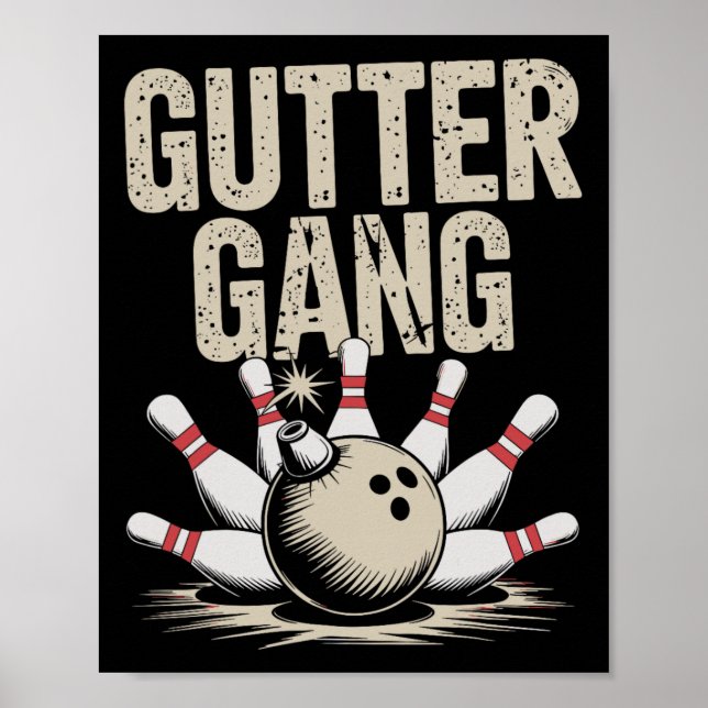 Gutter Gang Bowling 1  Poster (Front)
