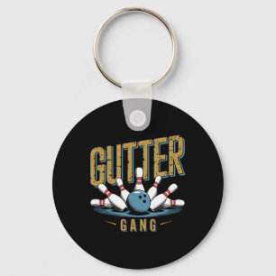 Gutter Gang Bowling Funny Bowler 1  Key Ring