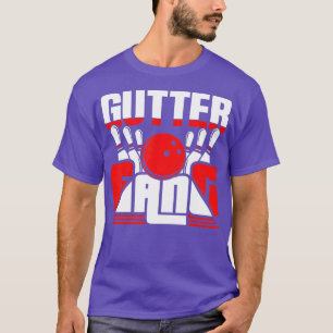 Gutter Gang Bowling Team Bowler Funny T-Shirt