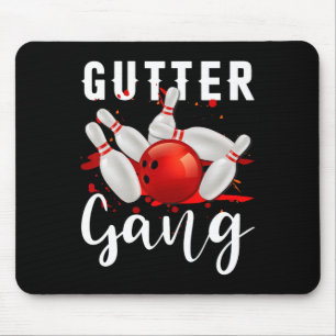 Gutter Gang Shirt Funny Bowling Shirts Gutter Bowl Mouse Pad