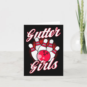 Gutter Girls Bowling Card