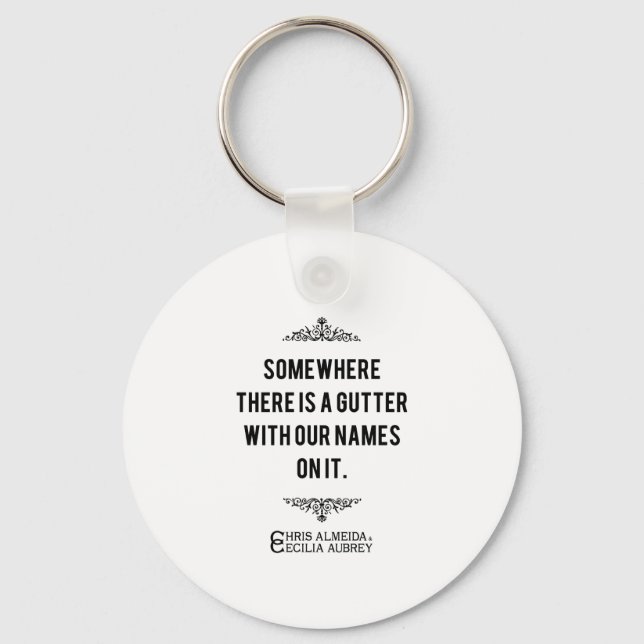 Gutter Quote Key Ring (Front)