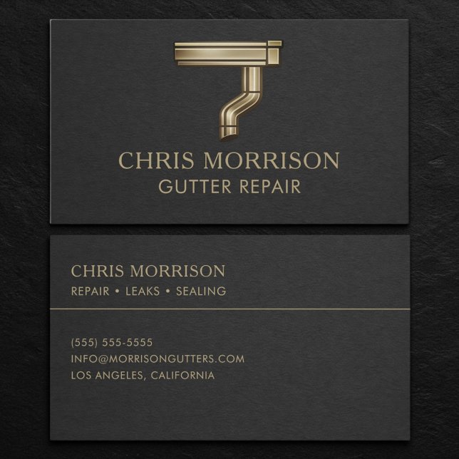 Gutter Repair Business Card (Creator Uploaded)