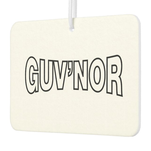 GUV'NOR CAR AIR FRESHENER (Left)