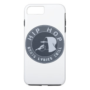 GUY IN HOODIE RAPPING ON THE MIC iPhone 8 PLUS/7 PLUS CASE