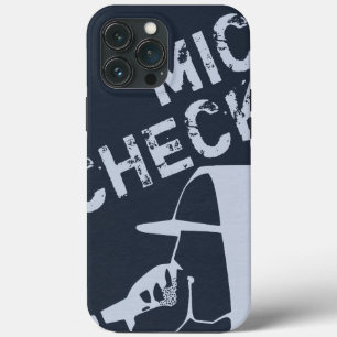 GUY IN HOODIE RAPPING ON THE MIC CHECK iPhone 13 PRO MAX CASE