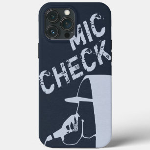 GUY IN HOODIE RAPPING ON THE MIC CHECK iPhone 13 PRO MAX CASE