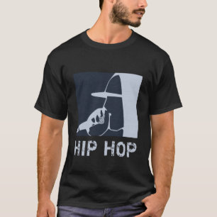GUY IN HOODIE RAPPING ON THE MIC HIP HOP T-Shirt