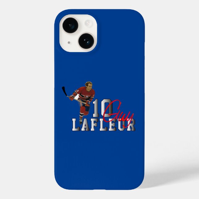 Guy Lafleur Ice Hockey Legend Case-Mate iPhone Case (Back)