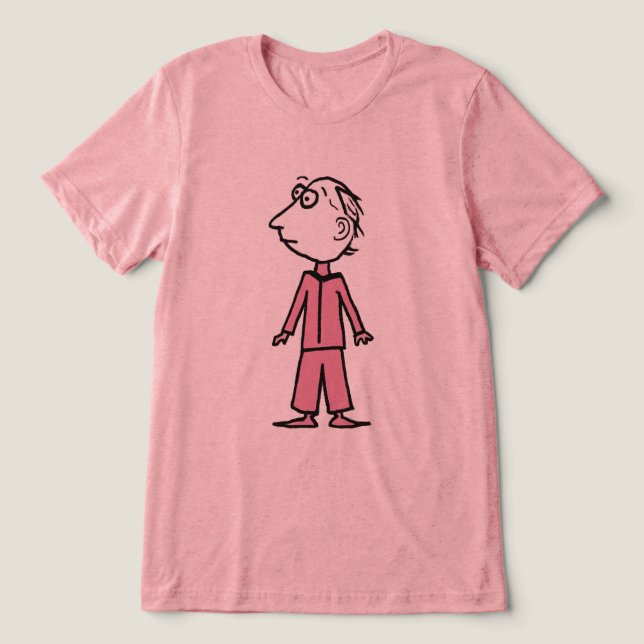 Guy, Pink Tri-Blend Shirt (Design Front)