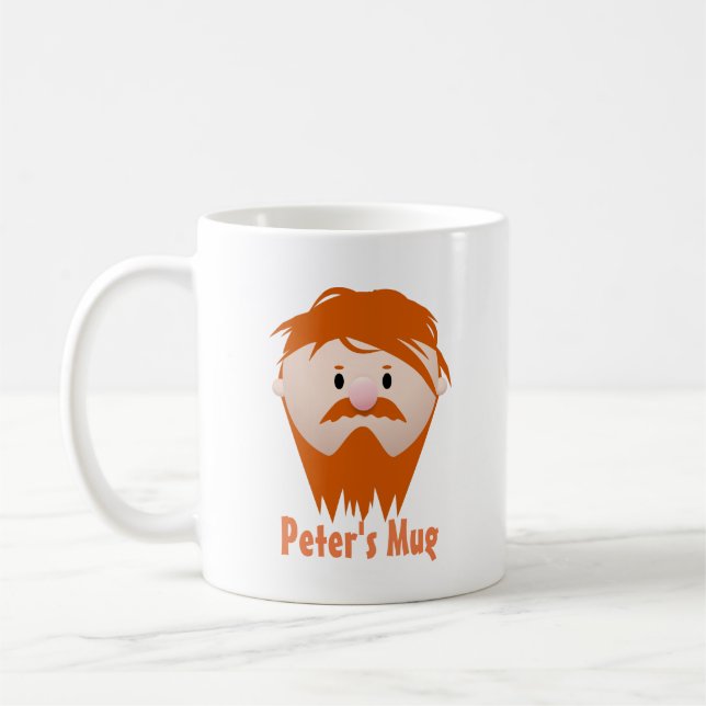 Guy with beard coffee mug (Left)