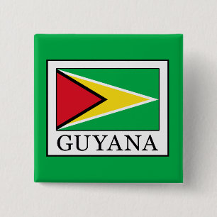 Guyana 15 Cm Square Badge