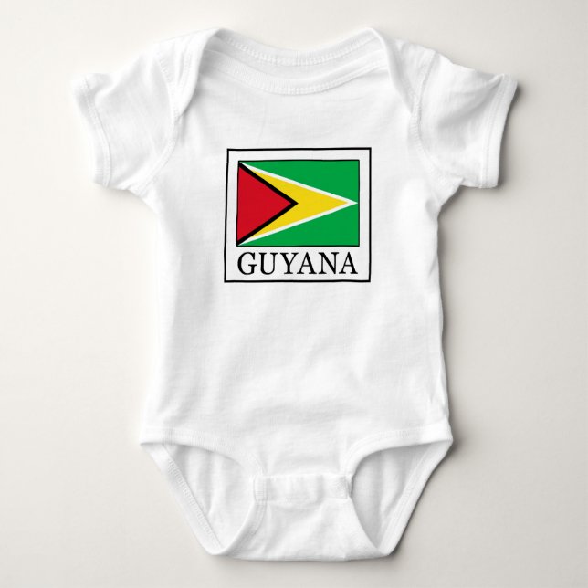 Guyana Baby Bodysuit (Front)