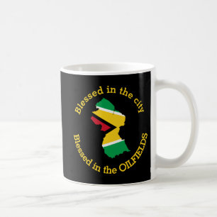 GUYANA Blessed In The Oilfields Personalised Black Coffee Mug