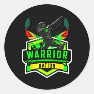 Guyana Cpl T20 Cricket Patriotic  Classic Round Sticker