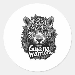 Guyana Cricket Jaguar T20 Classic Round Sticker