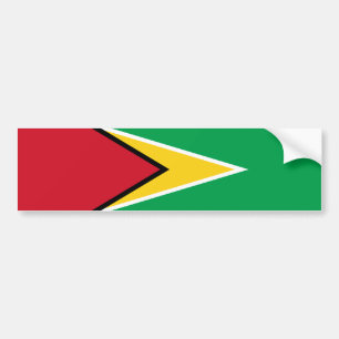Guyana Flag Bumper Sticker
