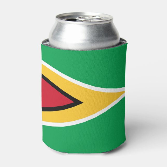 Guyana flag can cooler (Can Front)