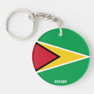 Guyana Flag Charming Patriotic Key Ring