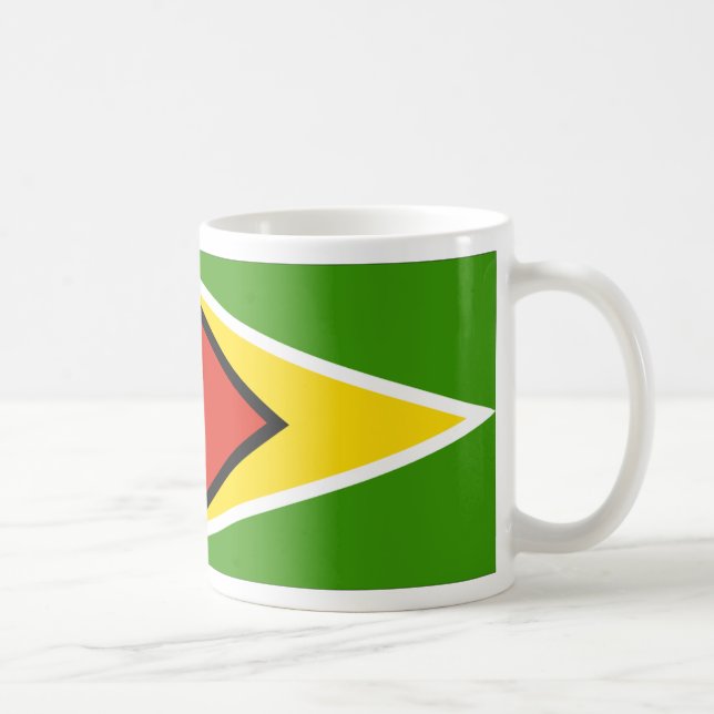 Guyana flag coffee mug (Right)