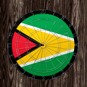 Guyana Flag Dartboard & Guyana / game board