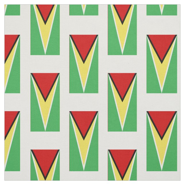 Guyana Flag Fabric (Swatch)