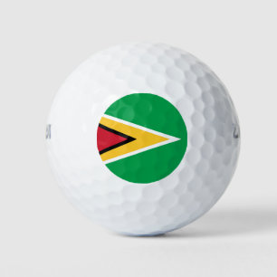 Guyana flag golf balls