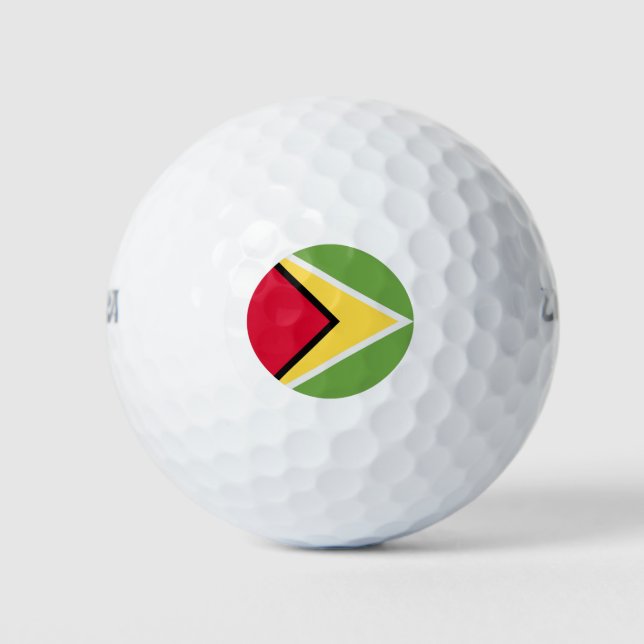 Guyana Flag Golf Balls (Front)