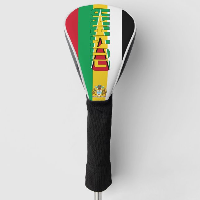 Guyana Flag Gorgeous Patriotic Golf Head Cover (Front)